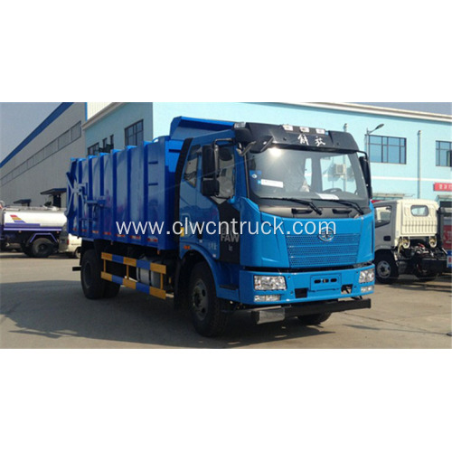 Luxurious type FAW J6 16cbm refuse collection vehicle